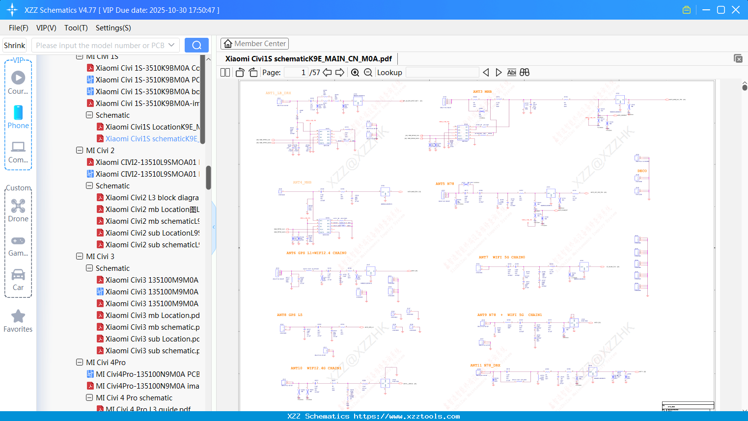 Xiaomi Civi1S SchematicK9E_MAIN_CN_M0A